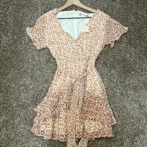 Altar’d State mini ruffle flower dress